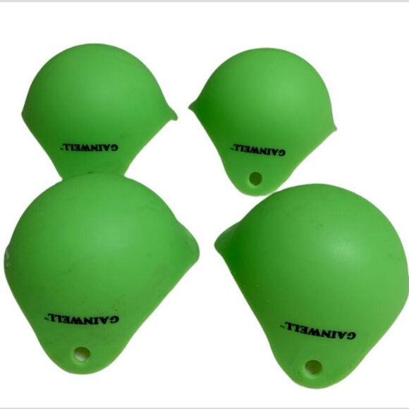 Set of 4 Stovetop Silicone Egg Poacher Molds/Cups by Gainwell #28B - Picture 3 of 9